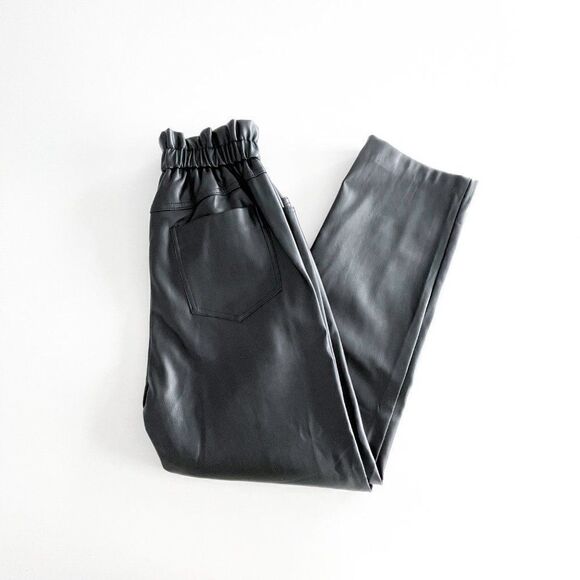Elan Black Ruffle Elastic Waistband Pants // Fenton Jogger // Size Med // BNWT - Picture 7 of 13